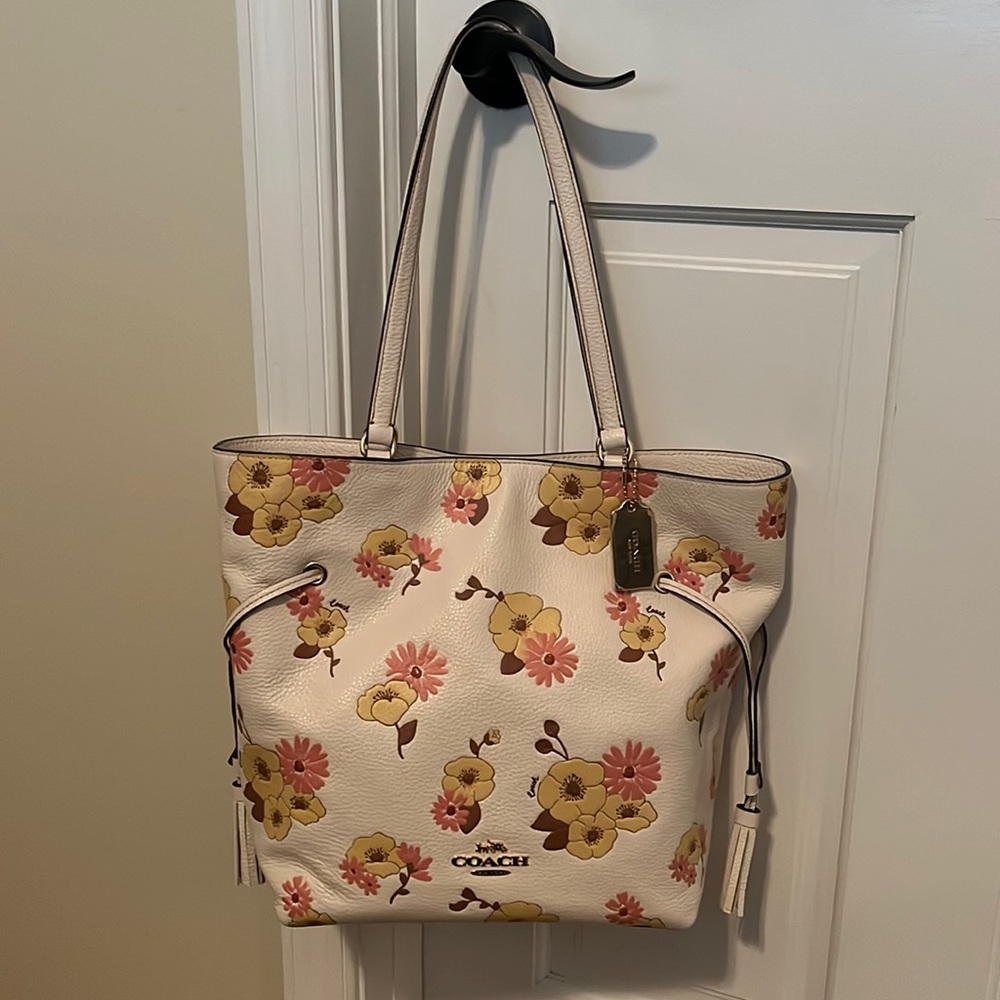 Coach Floral Tote Purse